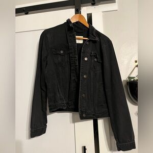 Abercrombie & Fitch Black Denim Jacket